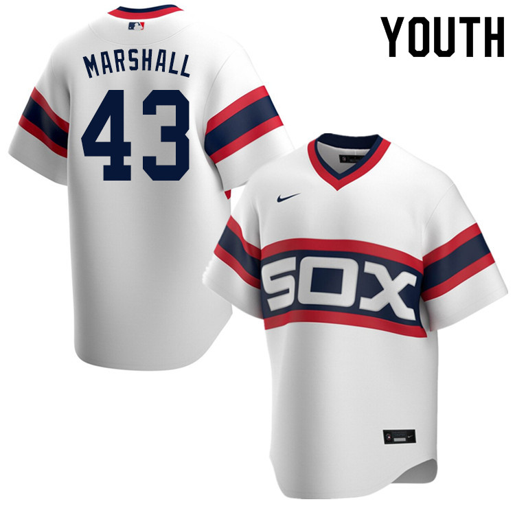 Nike Youth #43 Evan Marshall Chicago White Sox Baseball Jerseys Sale-White
